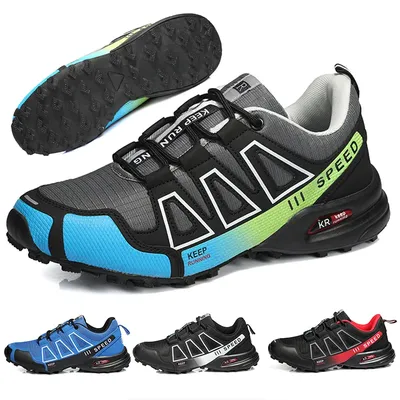 Men's Cycling Shoes MTB Outdoor Mountain Cycling Sports Shoes Waterproof Non-slip Hiking Shoes