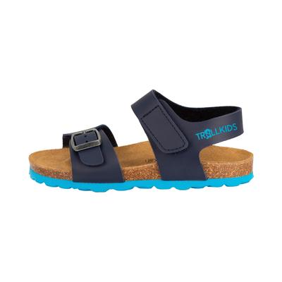 Sandale TROLLKIDS "KIDS BERGEN SANDAL", Gr. 34, blau (navy, medium blau), Synthetik, sportlich, Schuhe Image