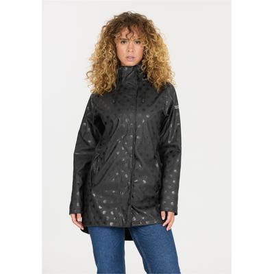 Regenjacke WEATHER REPORT "Sunrise", Damen, Gr. 44, schwarz, 100% Polyester, bedruckt, sportlich, normal, Langarm, Jacken, in wasserdichter Qualität Image