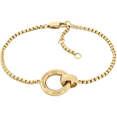 Armkette TOMMY HILFIGER "CIRCLES, 2780946, 2780947", gold (gelbgoldfarben), Armbänder, Damen, Edelstahl Image