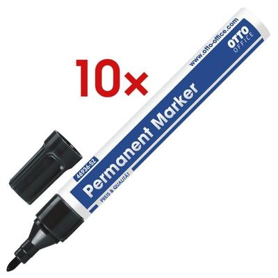 OTTO Office 10x Permanent-Marker schwarz Image