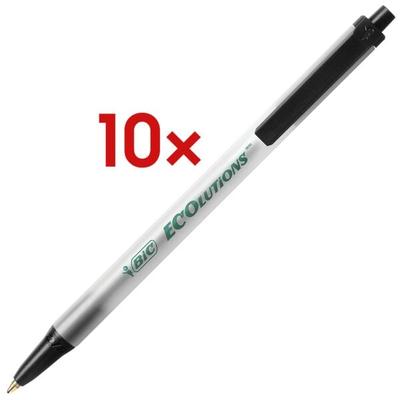 BIC 10x Kugelschreiber »Ecolutions Clic Stic« schwarz Image