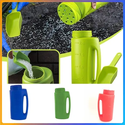 Adjustable Handheld Manual Fertilizer Pot Ice And Snow Seed Spreader Grass Seed Corn Peanut Spreader