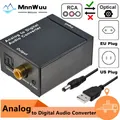 Convertitore audio analogico-digitale ADC Adattatore audio Toslink da RCA a ottico Convertitore audio coassiale Toslink in fibra digitale analogica