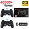 GD10 Game Stick 4K HD 128G 40000 jeux rétro Console de jeu vidéo lecteur de jeu avec contrôleurs sans fil pour PSP PS1 GBA garçons cadeau