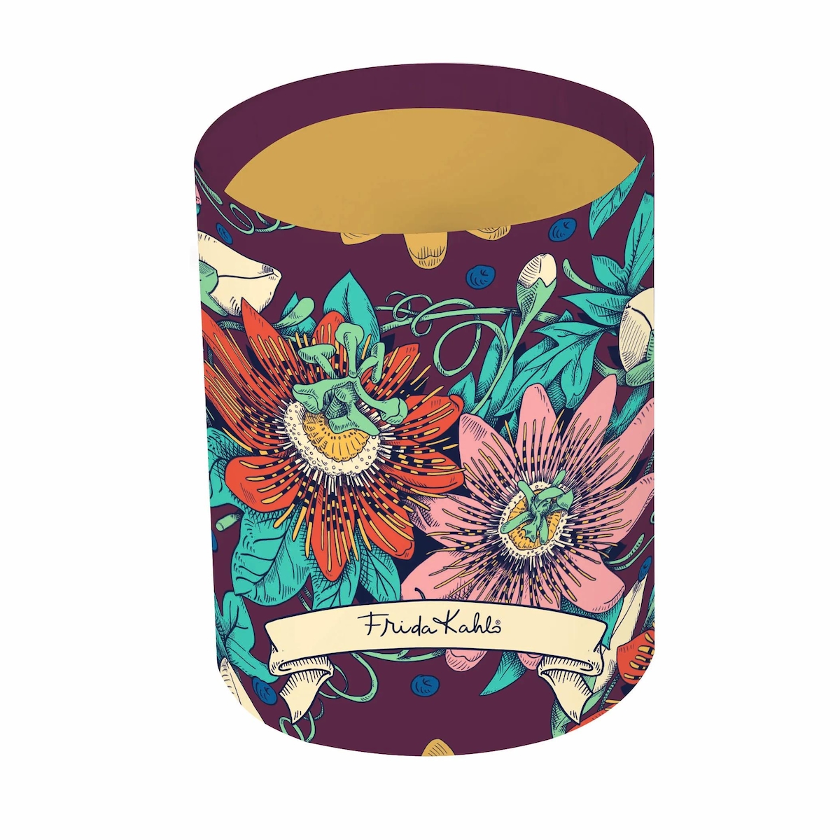 Clairefontaine 4x Frida Kahlo, Quadratischer Stifteköcher 8,5x8,5x11 cm - 116225C Image