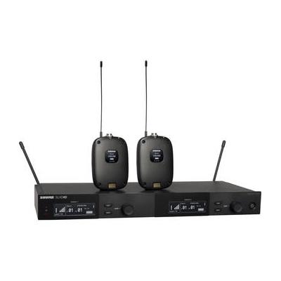 Shure Used SLXD14D Dual-Channel Digital Wireless Bodypack System with No Mics (J52: 55 SLXD14D-J52