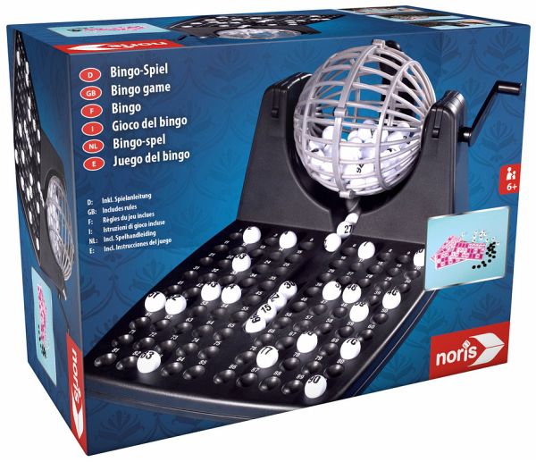 Noris 606150493 - Bingotrommel, Aktionsspiel, Familienspiel - Noris Spiele