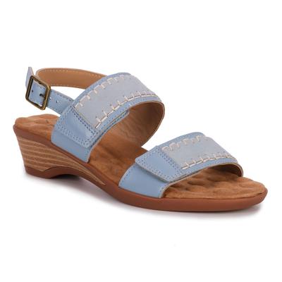 Women's Kateri Sandal by Ros Hommerson in Faded Denim Leather (Size 11 M)