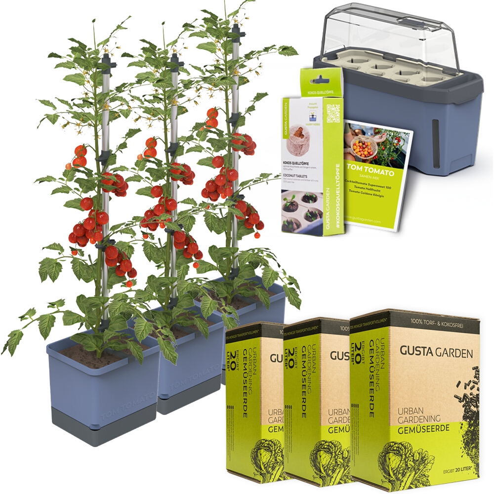 Gusta Garden Tomaten-Power-Set 9-teilig blau Image