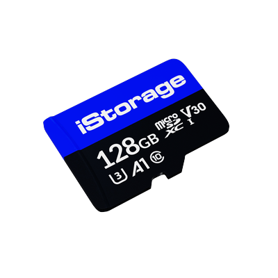 ISTORAGE Micro SD-Karte "microSD Card - Single pack", schwarz, 128 GB GB, USB-Sticks Image