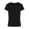 T-Shirt URBAN CLASSICS "Urban Classics Ladies Sorona Regular Tee", Herren, Gr. XL, schwarz, 70% Baumwolle, 30% Polyester (Sorona), unifarben, casual, normal, Rundhals, Kurzarm, Shirts