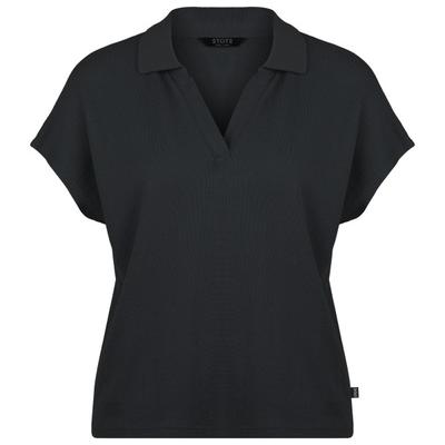 Stoic - Women's WoolHemp VarbergSt. Pique Polo - Polo-Shirt Gr M schwarz Image