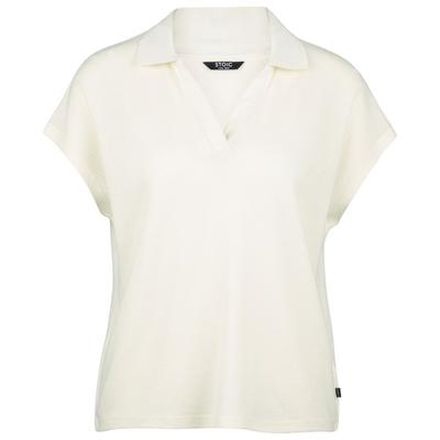 Stoic - Women's WoolHemp VarbergSt. Pique Polo - Polo-Shirt Gr XS weiß Image