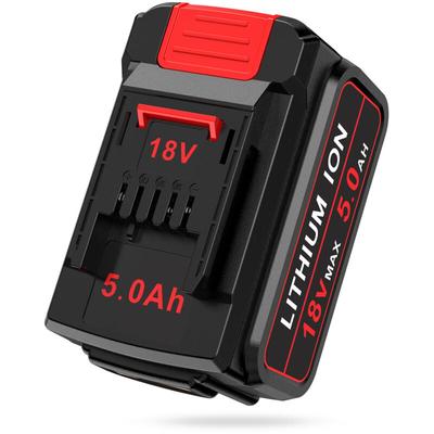 Bisoff - 18V 5,0Ah Ersatzakku für Einhell Akku 18V, 5000mA mit LED-Anzeige Kompatibel mit Allen 18V Image