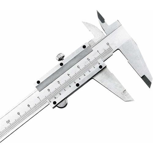 Messschieber, 0–6 Zoll/0–150 mm manueller Mikrometer-Messschieber, nicht digitaler Messschieber aus