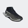 Basketballschuh ADIDAS PERFORMANCE "ANTHONY EDWARDS 1 LOW", Gr. 44,5, schwarz (core schwarz, silber metallic, core schwarz), Textil, Synthetik, sportlich, Schuhe