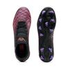 Fußballschuh PUMA "FUTURE 8 PLAY FG/AG WN'S", Gr. 38, puma schwarz, puma weiß, glowing rot, Synthetik, sportlich, Schuhe