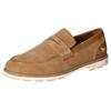 Slipper MUSTANG SHOES, Herren, Gr. 45, braun (hellbraun), Lederimitat, casual, Schuhe, Mokassin, Loafer, Sneaker mit weicher Innensohle