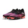 Fußballschuh PUMA "FUTURE 8 MATCH FG/AG WN'S", Gr. 38, puma schwarz, puma weiß, glowing rot, Synthetik, sportlich, Schuhe, für Rasenplätze