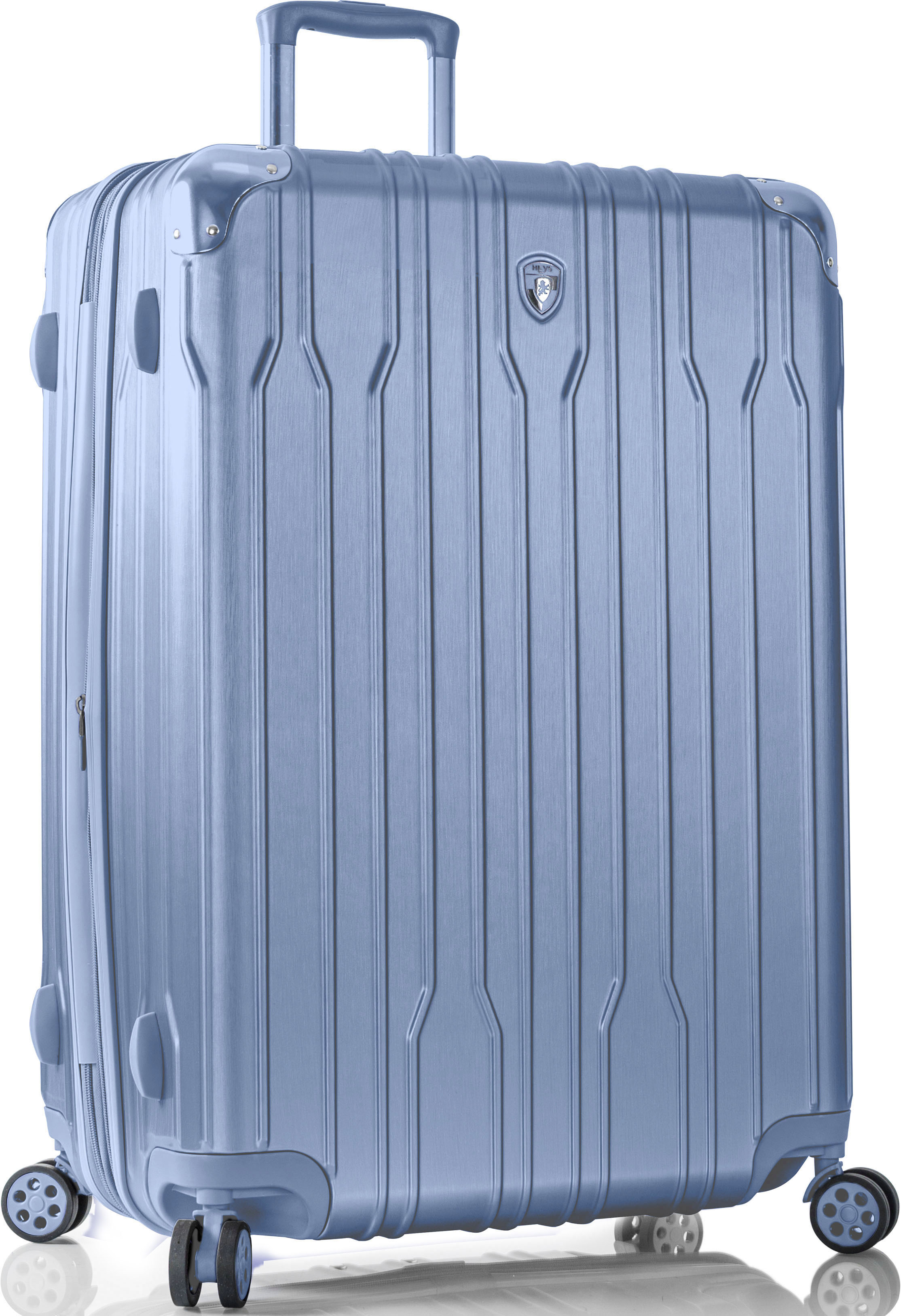 Hartschalen-Trolley HEYS "Xtrak, in verschiedenen Farben und Größen", Gr. B/H/T: 53 x 76 x 30 127, blau (icy blau), Polycarbonat-Verbundwerkstoff, festlich, Koffer, Heys x Joachim Llambi Handgepäck-Koffer TSA Schloss Volumenerweiterung Image