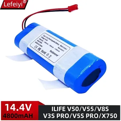 Akku für Roboterstaubsauger iLife V50 V55 V60 Pro V80 V5s V3s V8s X750 / GUTREND FUN 120 Image