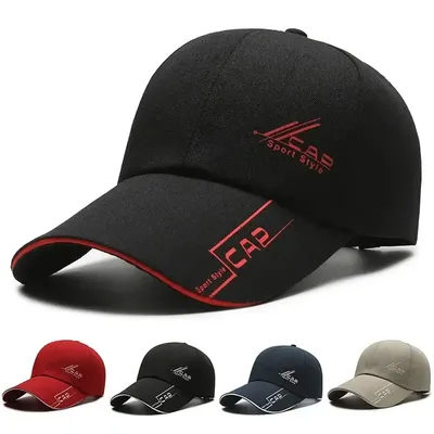 Men Hats Summer Long Brim Baseball Caps Spring Casual Outdoor Sun Fishing Hats Sunscreens Shade Caps Women Official Web