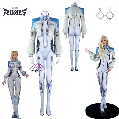 Spiel Marvel Rivals Dolch Cosplay Tandy Bowen Rollenspiel Kostüm Sexy Anime Overall Mantel Set für Image