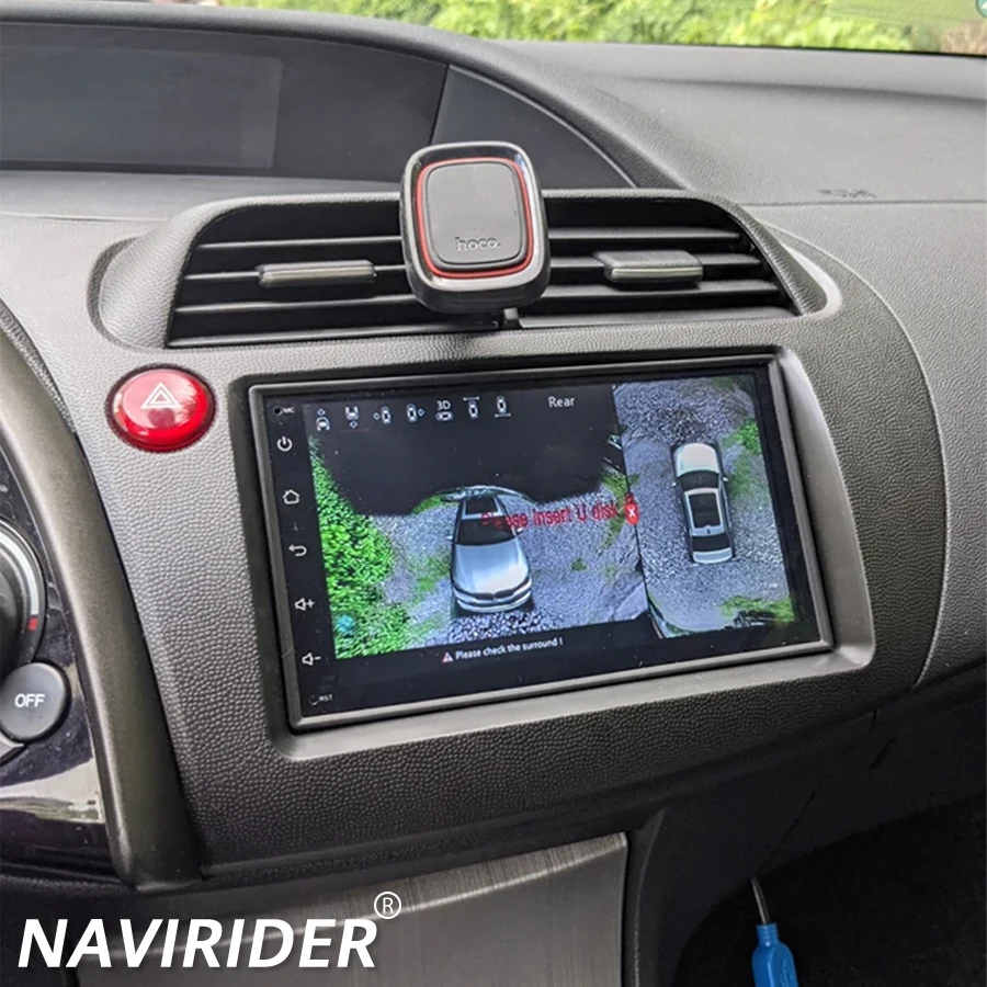 Auto Radio Stereo Für Honda Civic Fließheck 2006-2011 Android Multimedia Video Player Auto GPS Navigation Carplay Audio Kopf einheit Image