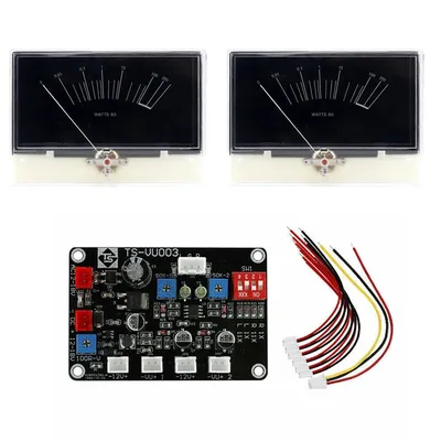 2 stücke M-5000R VU Meter Audio Panel DB Sound Level mit Fahrer Bord für Verstärker Vorverstärker Image