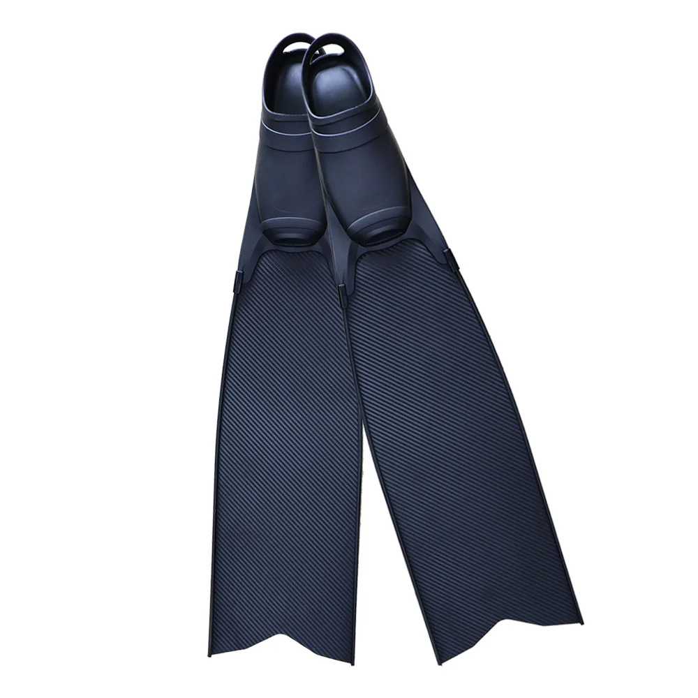 Vollständige Tauchflossen, professionelle Schnorchelflossen, Strandschuhe mit langen Flossenblättern für Freitauchen, Speerfischen, Freitauchflossen Image