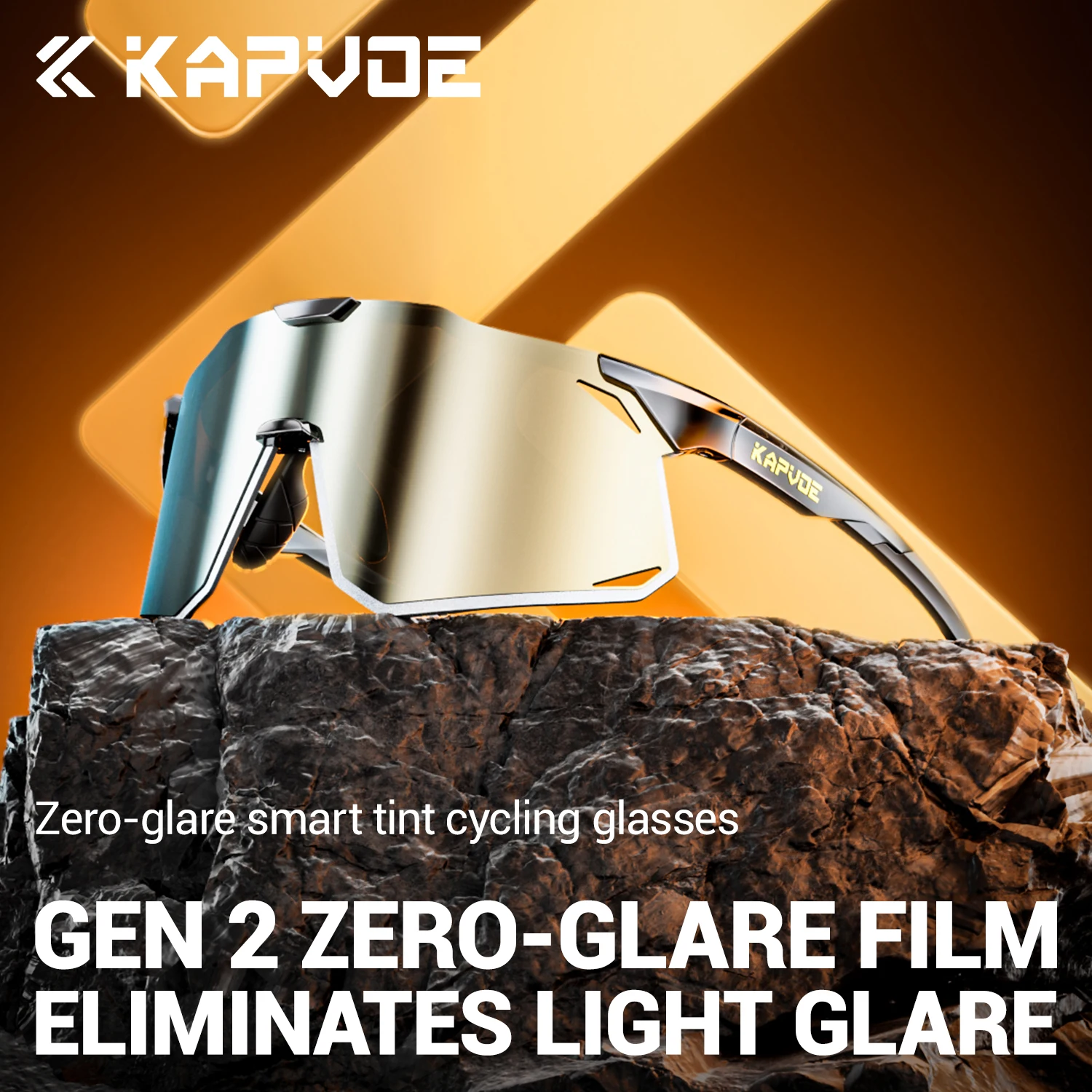 KAPVOE Neue Outdoor Radfahren Sonnenbrille Männer Frauen Mountainbike Sport Brillen MTB Fahrrad Radfahren Gläser UV400 Lauf Brille Image