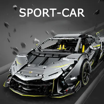 1:8 Technische Serie One Off Konzept Sportwagen Baustein Stadt Mechanische Geschwindigkeit Racing Image