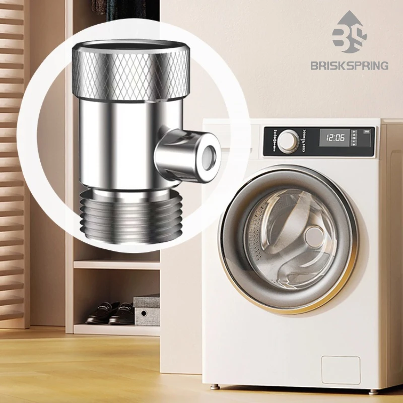 Briskspring Micro Nano Bubble Generator für Waschmaschine Nano Bubble Adapter G 3/4" Ultra Fine Bubble Dirt & Geruchsentfernung Image