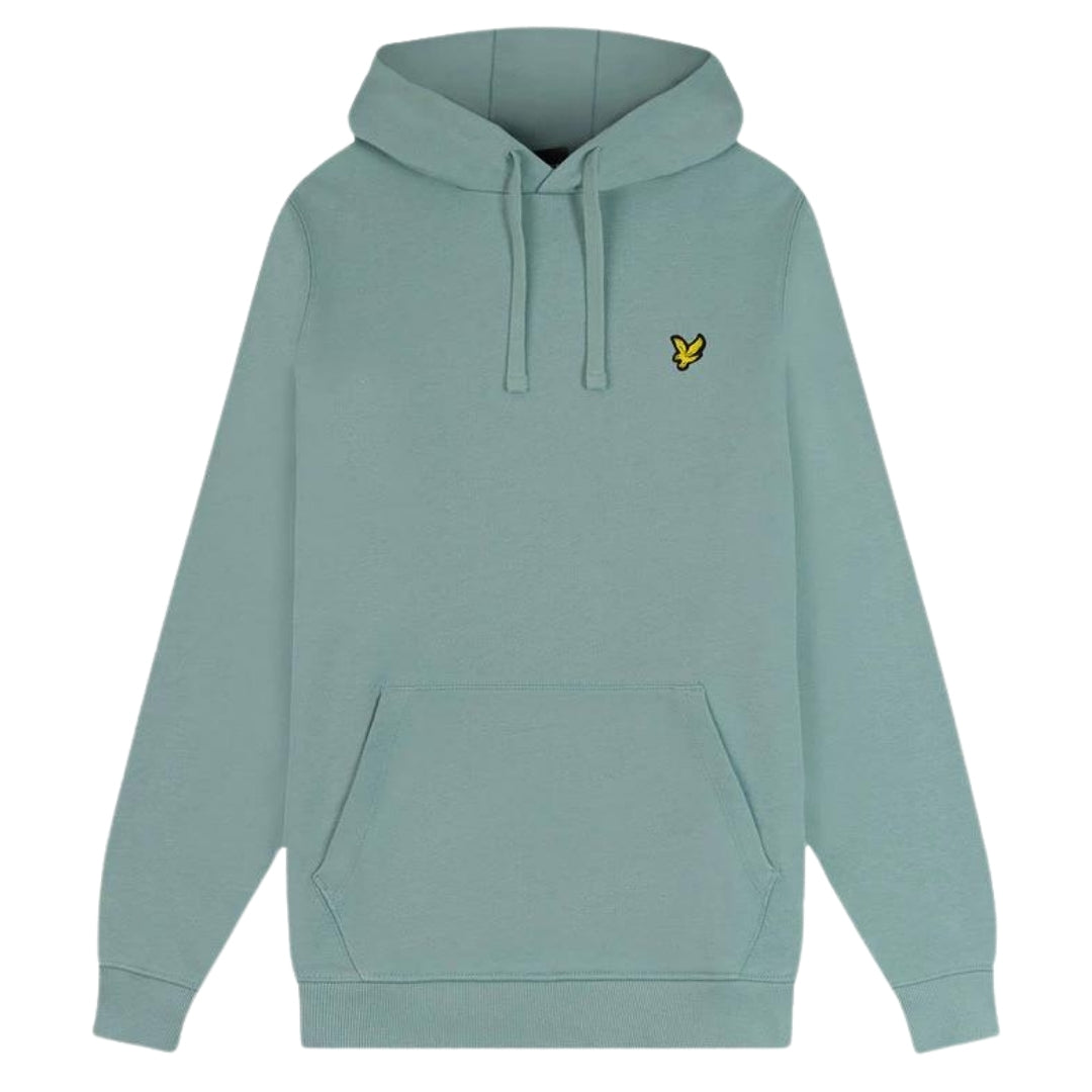 Lyle & Scott Brand Logo Schieferblauer Kapuzenpullover Image