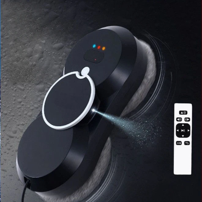 Elektrischer Fenster reinigungs roboter mit Wassers prüh-und Mopp funktion zur Glas reinigung Image