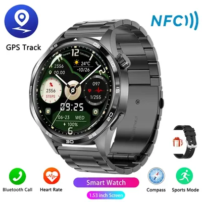 Neue Smartwatch für Huawei Watch 5, Sportkompass, NFC, Bluetooth, Anruf, wasserdicht, Image