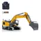 LESU 945 RC Hydraulikbagger 1/14 Metallbaufahrzeuge Ferngesteuerter Bagger PL18EV Lite Lackiertes zusammengebautes RC-Spielzeug