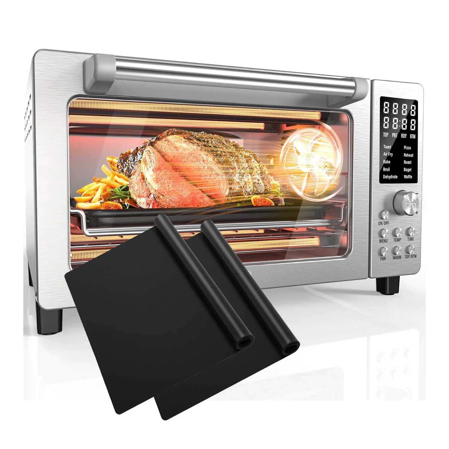 Kupfer-Grillmatten für Outdoor-Grill, 60 x 40 cm, Kochgrillplatte, hitzebeständig, für Küche, Grillwerkzeug, wiederverwendbar, leicht zu reinigen, Grill Image