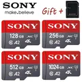 Sony Micro TF SD Card 128GB 256GB Classe 10 A2 Scheda di memoria ad alta velocità U3 4K 512GB TF