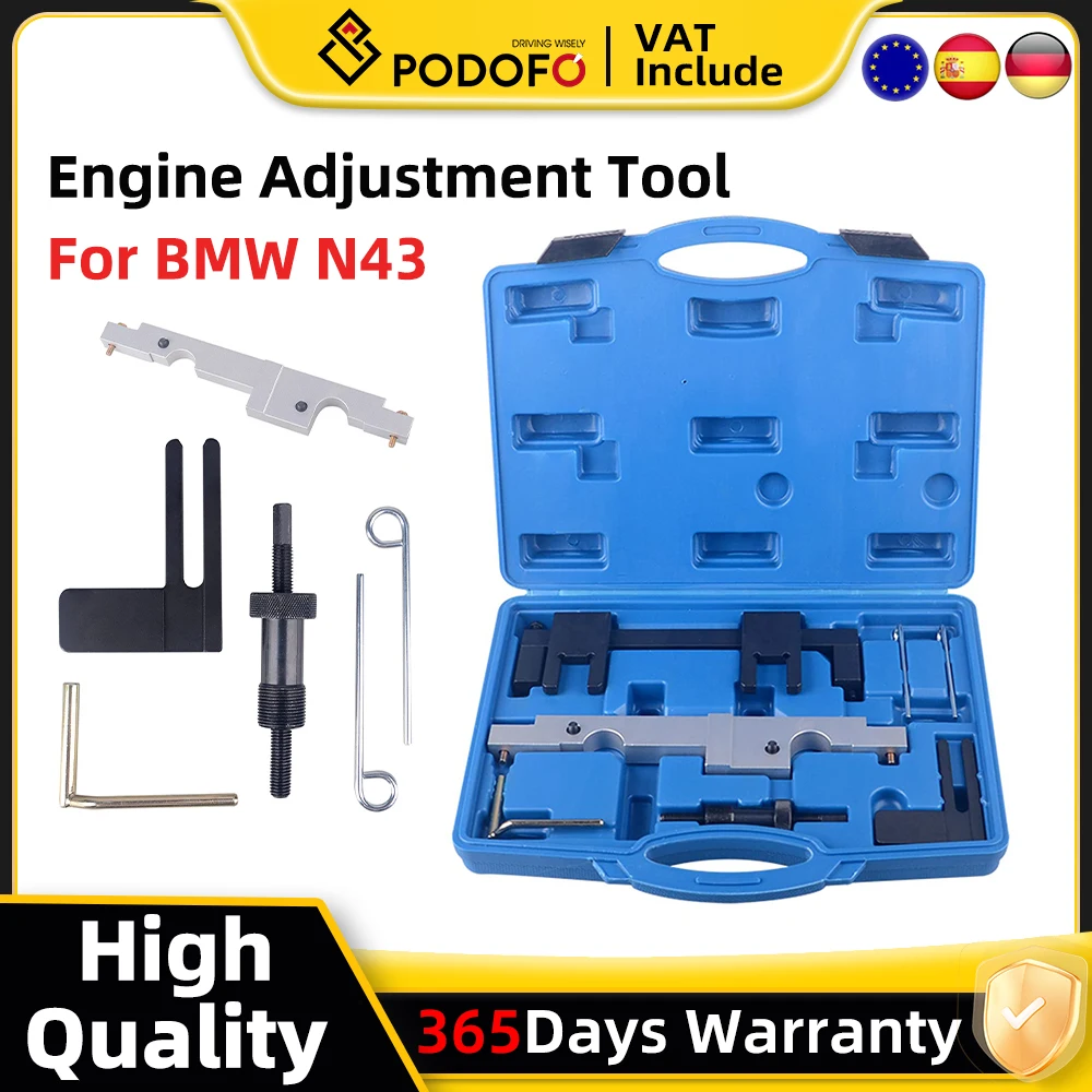 Kit di attrezzi di ricambio per catena di distribuzione strumenti di bloccaggio dell'albero a camme strumento di regolazione del motore per BMW N43 1.6 2.0 E81 E82 E87 E88 E90 E91 E92