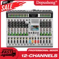 Mixer digitale a 12 canali Depusheng Mixer audio professionale 99 DSP effetti digitali mixer console audio Mixer audio DJ