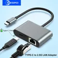 Adattatore per scheda di rete cablata da 2500 Mbps Adattatore USB 3.2 tipo C a Gigabit Ethernet da 2,5 G con porta PD100W per laptop MacBook Pro