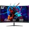 32 inch Gaming Monitor 1800R Curved Computer Monitors 165HZ / 180HZ PC Monitors VA Screen for Home,