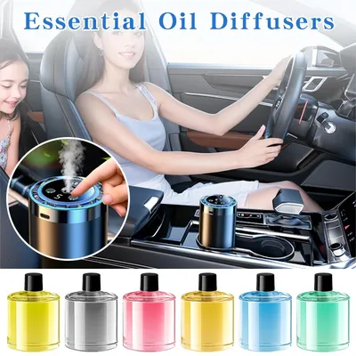 Car Air Diffuser Smart Fragrance Humidifier Car Air Freshener Aroma Diffusers Odor Perfume Essential