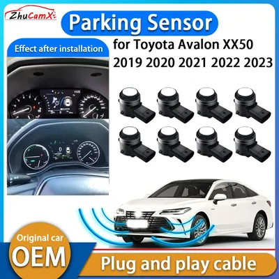 ZhuCamX Reversing Reverse Backup Radar Buzzer Detector System Parking Sensor for Toyota Avalon XX50