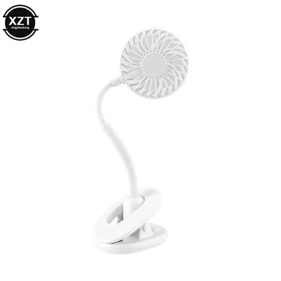 New Aromatherapy Small Electric Fan USB Rechargeable Flexible Arm Adjustable Clip Fan for Outdoor