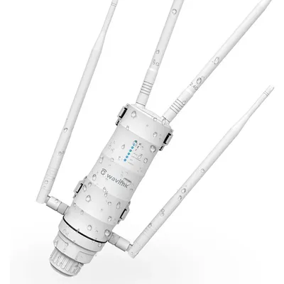 Extender, WAVLINK Weatherproof Outdoor Access Point with POE, High Power Long Range WiFi Extender