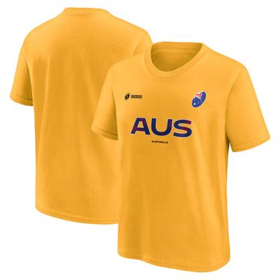 Rugby-WM 2025-Fan-T-Shirt mit Grafik – Australien – Junior Image