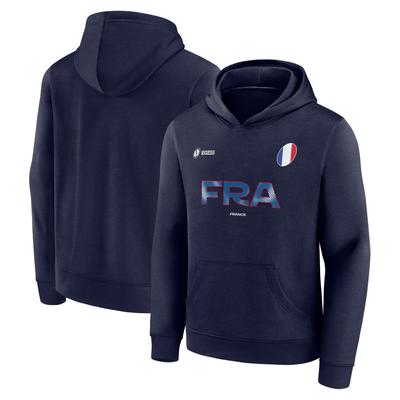 Fan-Hoodie zur Rugby-Weltmeisterschaft 2025 für Damen – Frankreich – Junior Image